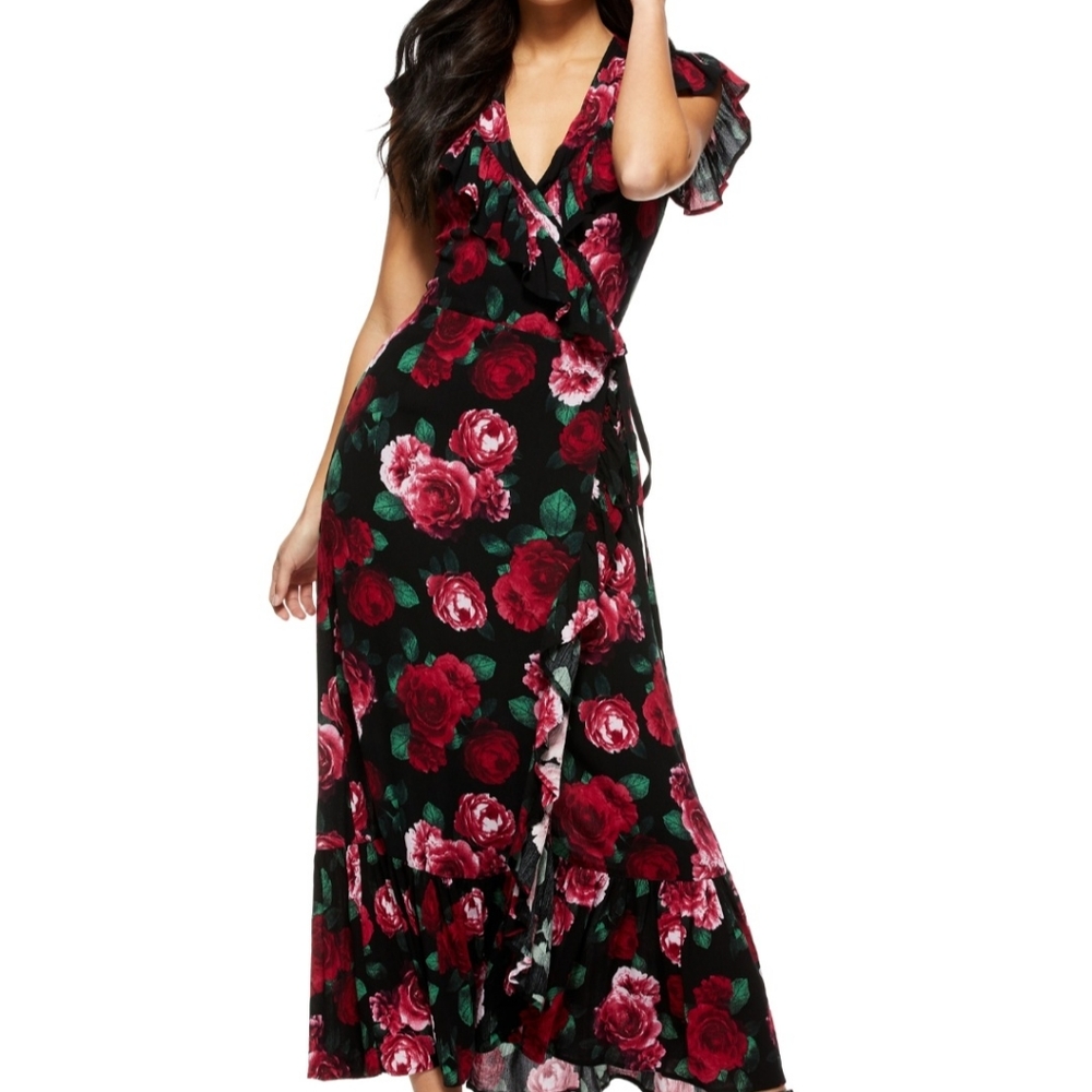 Sofia vergara roses wrap dress